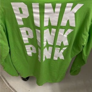 PINK Victoria's Secret Green Tee
